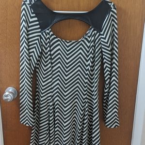 Black and white dress